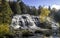 Bond falls near Paulding in Michigan upper Peninsula