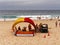 Bondi Beach Life Savers on an Overcast Summer Morning, Sydney, Australia