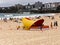 Bondi Beach Life Savers on an Overcast Summer Morning, Sydney, Australia