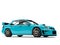 Bondi blue modern touring race car