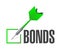 bonds check dart selection illustration