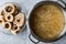 Bone Broth Bouillon in Metal Pan