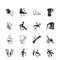 Bone Fracture Icons ï¿½ Gray Version