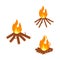 Bonfire icon vector illustration design