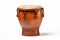 Bongo drum isolated on white background. Traditional percussion musical instrument of Afro-Cuban and Latin American