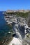 Bonifacio, city built on white cliffs