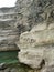 Bonifacio cliff in corsican landscape