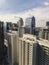 Bonifacio Global City, Taguig, Metro Manila - Morning aerial of Fort Bonifacio skyline.