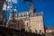 Bonifacius Bridge and the building with the smallest window of the historical Bruges town center