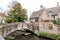 Bonifacius Bridge at Hof Arents Sqaure in center of Bruges. Belgium