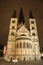 Bonn Minster at night (Germany)