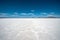 Bonneville salt flats, Utah