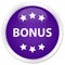 Bonus icon premium purple round button