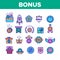 Bonus Loyalty Collection Elements Icons Set Vector