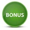 Bonus luxurious glossy green round button abstract