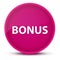 Bonus luxurious glossy pink round button abstract