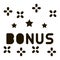 Bonus Star Logo Icon Vector Glyph Illustration