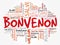 Bonvenon (Welcome in Esperanto) word cloud