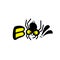 Boo Spider Icon, Black Widow Silhouette, Halloween Symbol, Arachnid Sign, Bug Pictogram