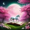 book ai fantasy surreal flower magic colourful pink art
