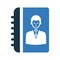 Book Authorship Icon / vector icon