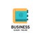 Book, Business, Contact, Contacts, Internet, Phone, Telephone Business Logo Template. Flat Color