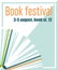 Book festival web banner isolated. Reading club