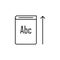 book give icon. Element of arrow and object icon for mobile concept and web apps. Thin line book give icon can be used for web and