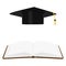 Book and graduation hat