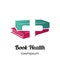 Book Health logo, icon, or symbol template design