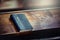 Book holy bible. Holy Bible on old wooden church table