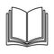 The book icon. A book open in the middle. A symbol of learning, storing knowledge and reading.