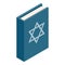 The Book of Judaism isometric 3d icon
