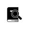 Book, magnifier icon. Simple vector knowledge icons for ui and ux, website or mobile application