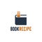 Book Recipe Logo Template Design Vector - Vector