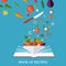 Book of recipes, cookbook, best recipes. Vegetarian, healthy eat
