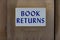 Book Returns Sign
