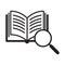 Book Search vector icon