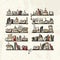 Book shelves, sketch for your design