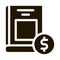 book value icon Vector Glyph Illustration