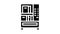 book vending machine glyph icon animation