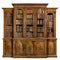 Bookcase dresser breakfront old antique English with books