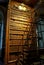 Bookcase in the main hall of the National Austrian Library in the Hofburg Palace