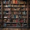 Bookish charm organized shelves with a variety of books