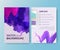 Booklet, magazine poster, flyer, abstract banner