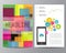 Booklet, magazine poster, flyer, abstract banner