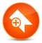 Bookmark icon elegant orange round button