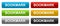 Bookmark web buttons colorful on white