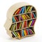 Books inside head shaped bookshelf