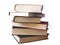 Books pile (clipping path)